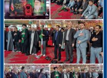 برگزاری مراسم جاماندگان تشییع پیکر رهبر شهید در مصلی بابل