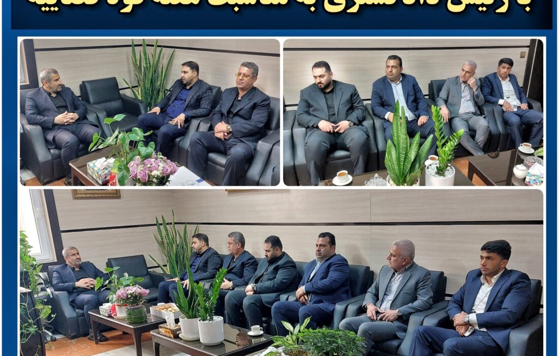 دیدار هیأت‌رئیسه اتاق اصناف شهرستان بابل با رئیس دادگستری به مناسبت هفته قوه قضاییه
